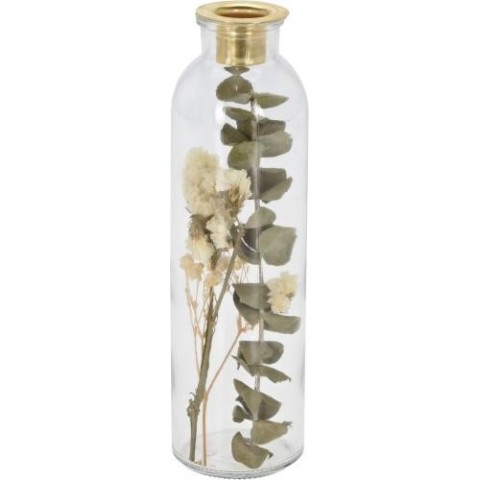 BOTTIGLIA PORTACANDELA CON FIO